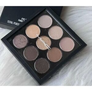 MAC EyeShadow x 9 Palette~Amber Times Nine~Full size 0.20oz/5.85g NEW